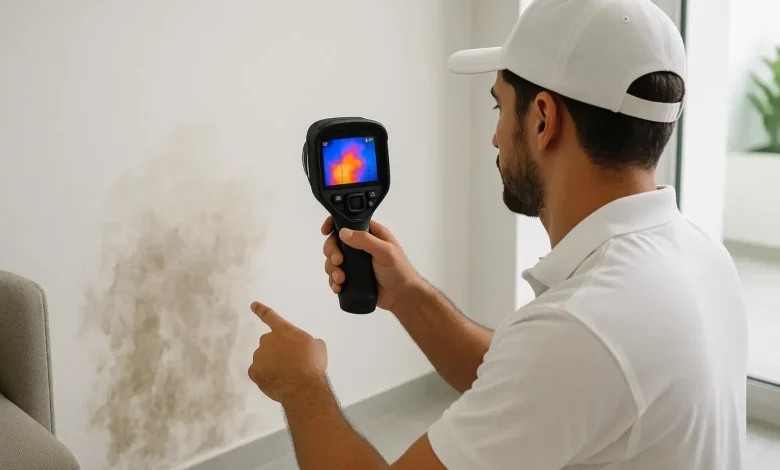 كشف تسربات المياه