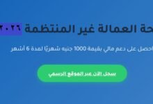 تسجيل العمالة غير المنتظمة 2026
