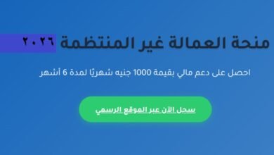تسجيل العمالة غير المنتظمة 2026